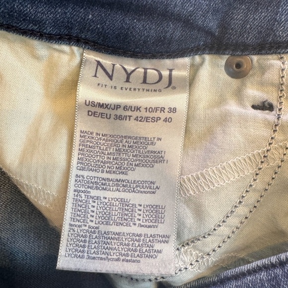 NYDJ Not Your Daughter’s Jeans Marilyn Straight Cropped Jeans size 6 - Picture 3 of 6